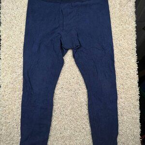 Patagonia Capilene Pants Base Layer Warm Outdoors Hiking Medium Blue Fleece *